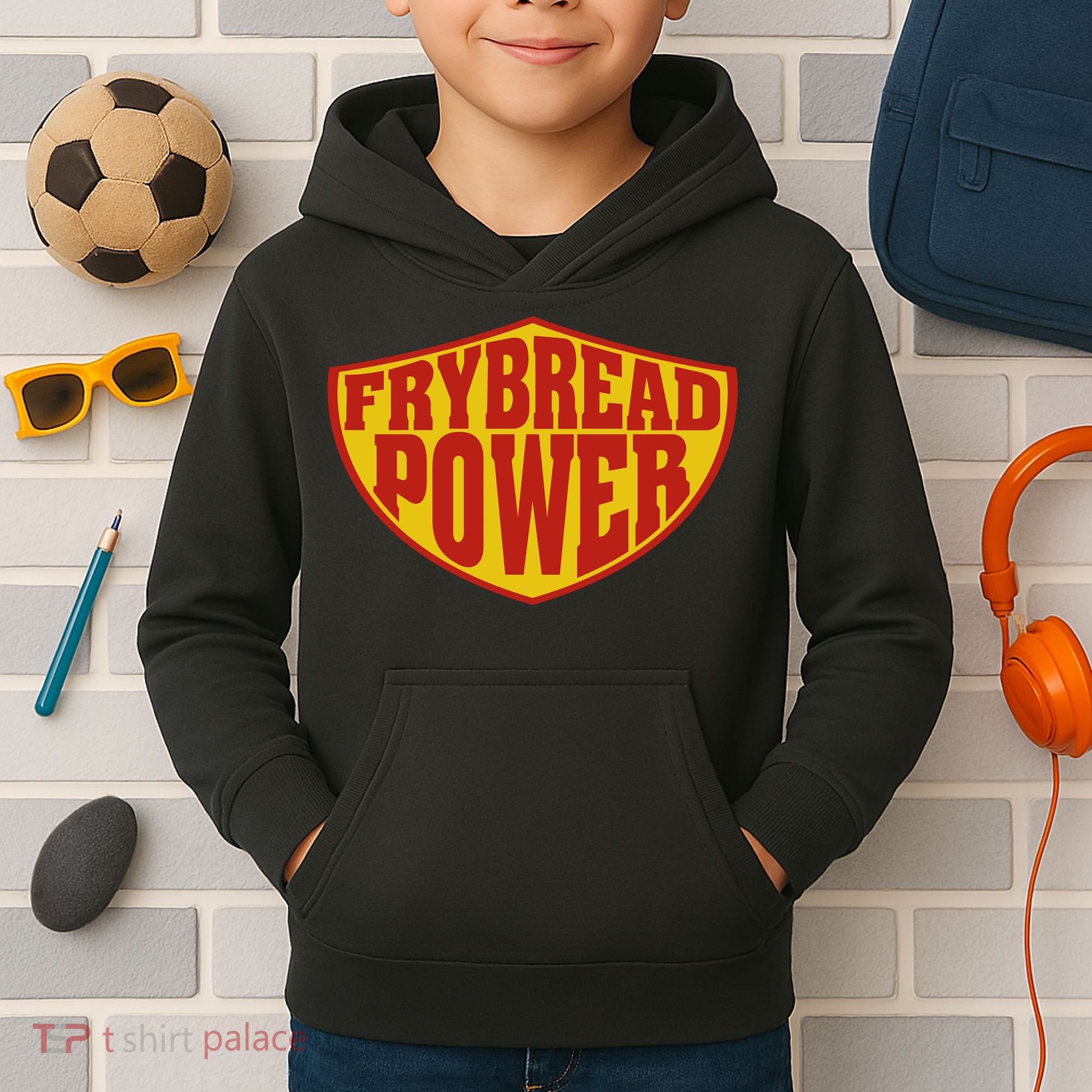 Frybread Power Kids Hoodie