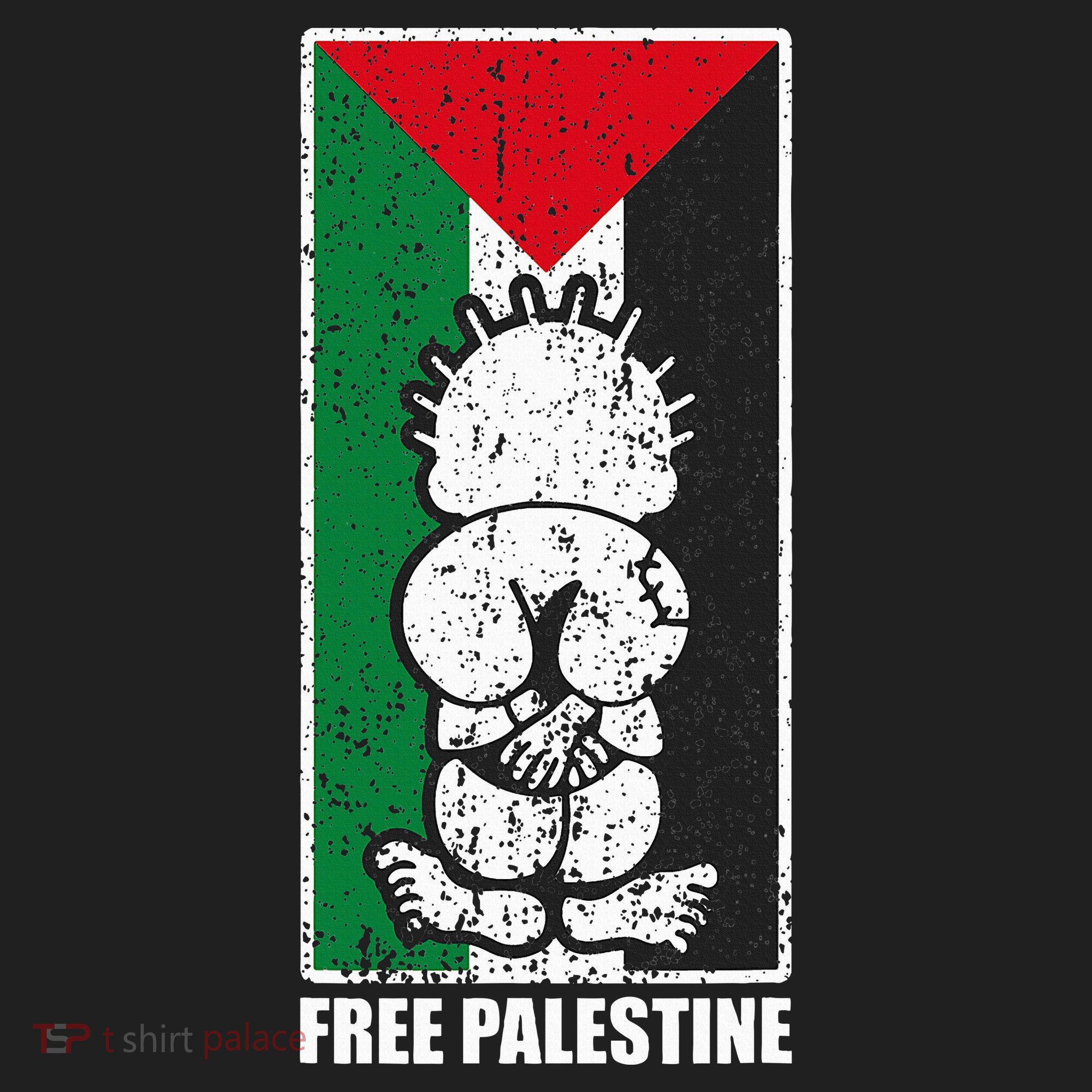 Free Palestine Flag Hanthala Gaza Save Sheikh Jarrah Women's Sweatshirt