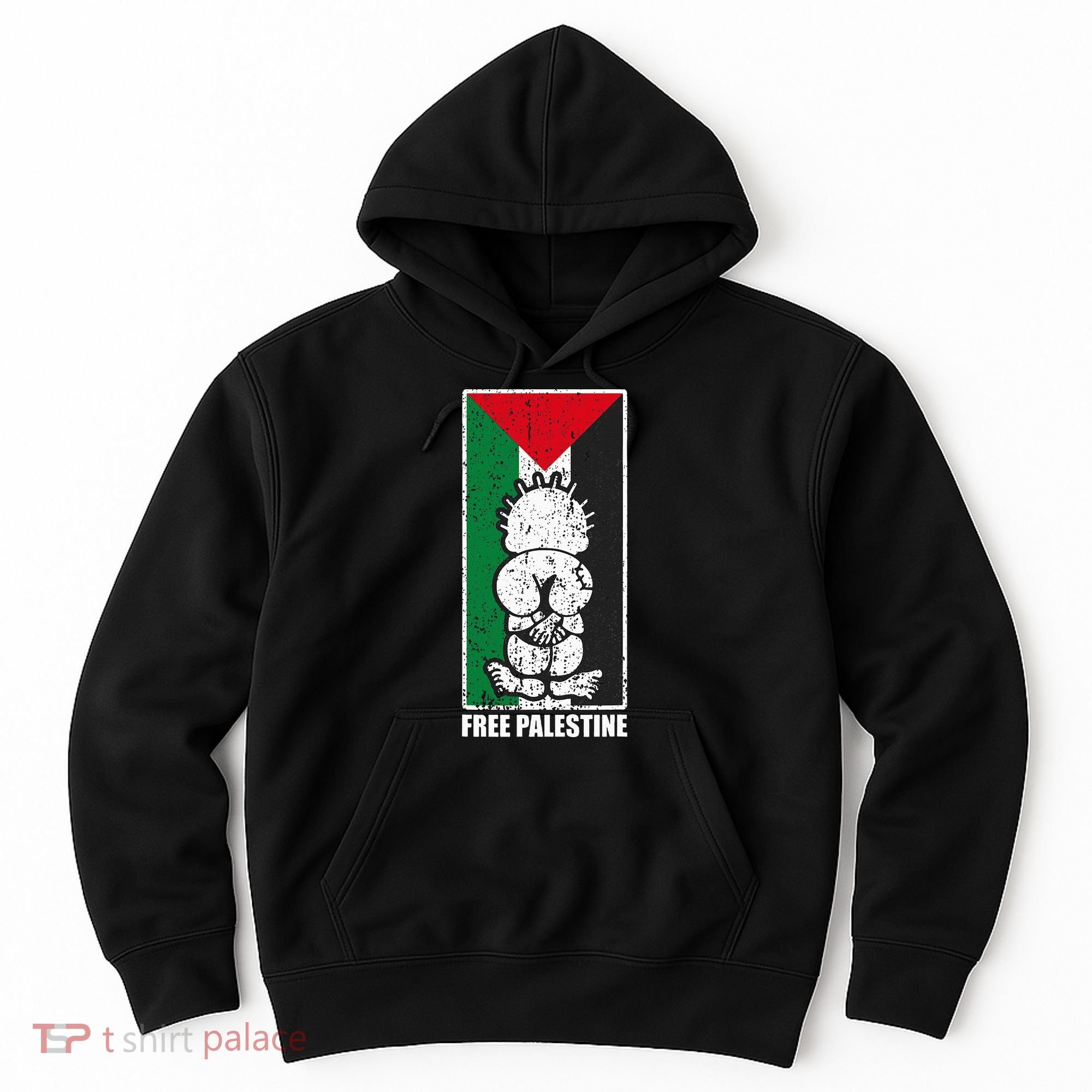Free Palestine Flag Hanthala Gaza Save Sheikh Jarrah Hoodie