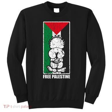 Free Palestine Flag Hanthala Gaza Save Sheikh Jarrah Sweatshirt