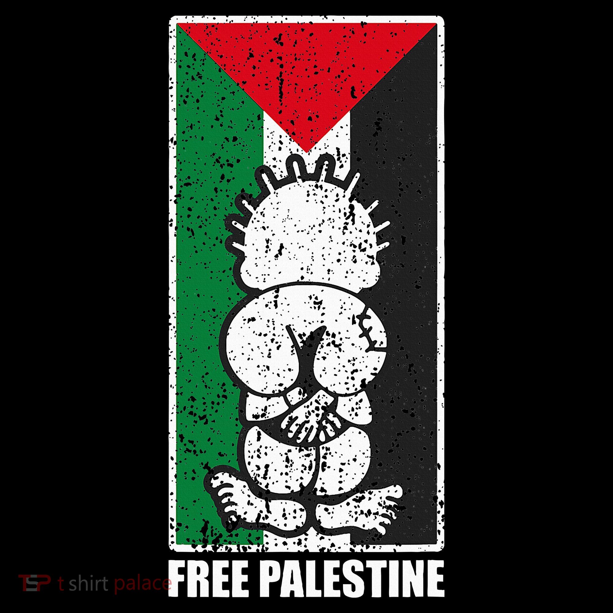 Free Palestine Flag Hanthala Gaza Save Sheikh Jarrah Mousepad