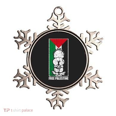 Free Palestine Flag Hanthala Gaza Save Sheikh Jarrah Ornament