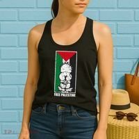 Free Palestine Flag Hanthala Gaza Save Sheikh Jarrah Women's Tank Top thumb 2