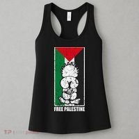 Free Palestine Flag Hanthala Gaza Save Sheikh Jarrah Women's Tank Top thumb 3