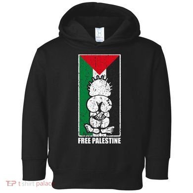 Free Palestine Flag Hanthala Gaza Save Sheikh Jarrah Toddler Hoodie