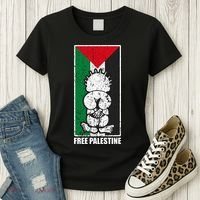 Free Palestine Flag Hanthala Gaza Save Sheikh Jarrah Women's T-Shirt thumb 3