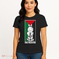 Free Palestine Flag Hanthala Gaza Save Sheikh Jarrah Women's T-Shirt thumb 4