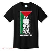Free Palestine Flag Hanthala Gaza Save Sheikh Jarrah Kids T-Shirt thumb 0