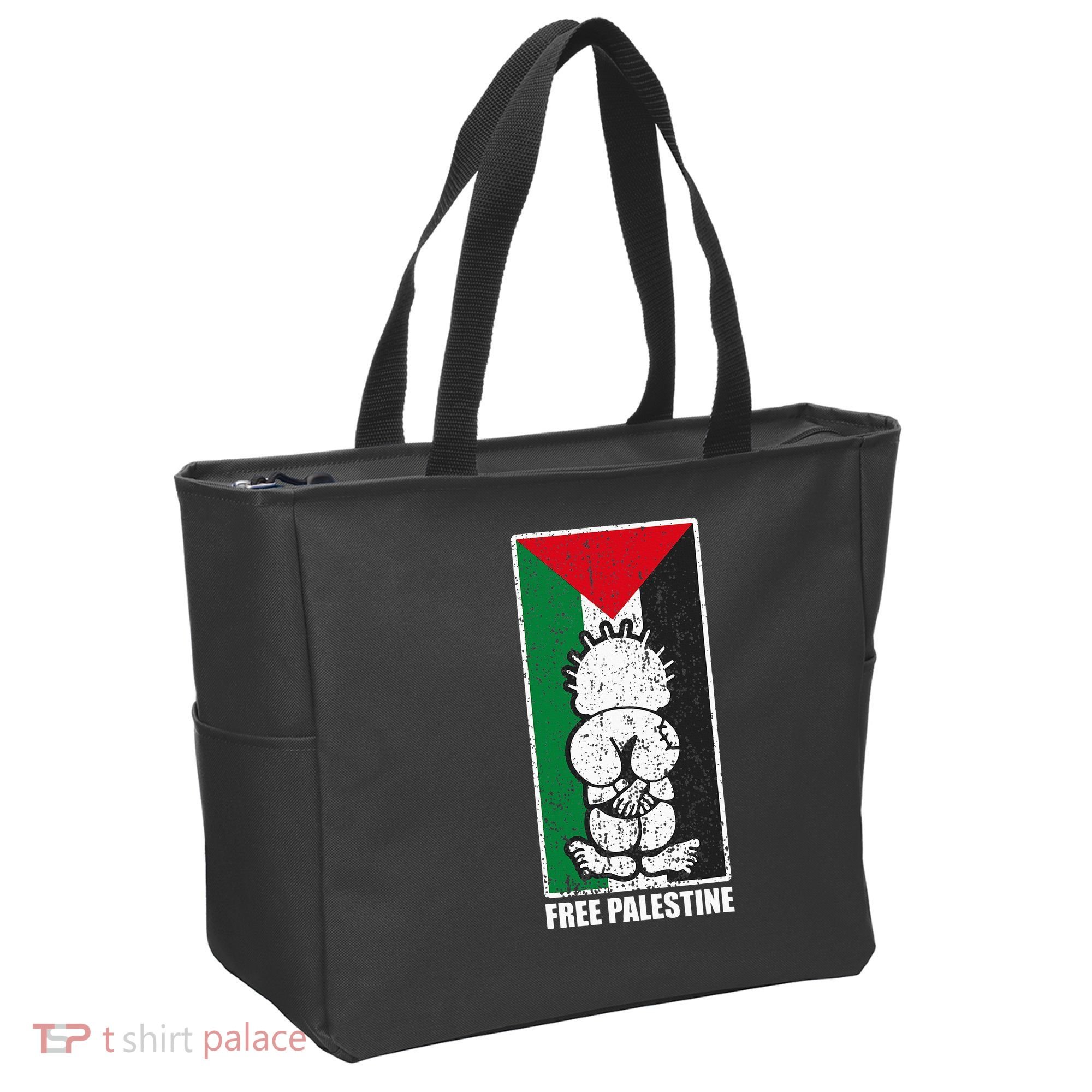 Free Palestine Flag Hanthala Gaza Save Sheikh Jarrah Tote Bag