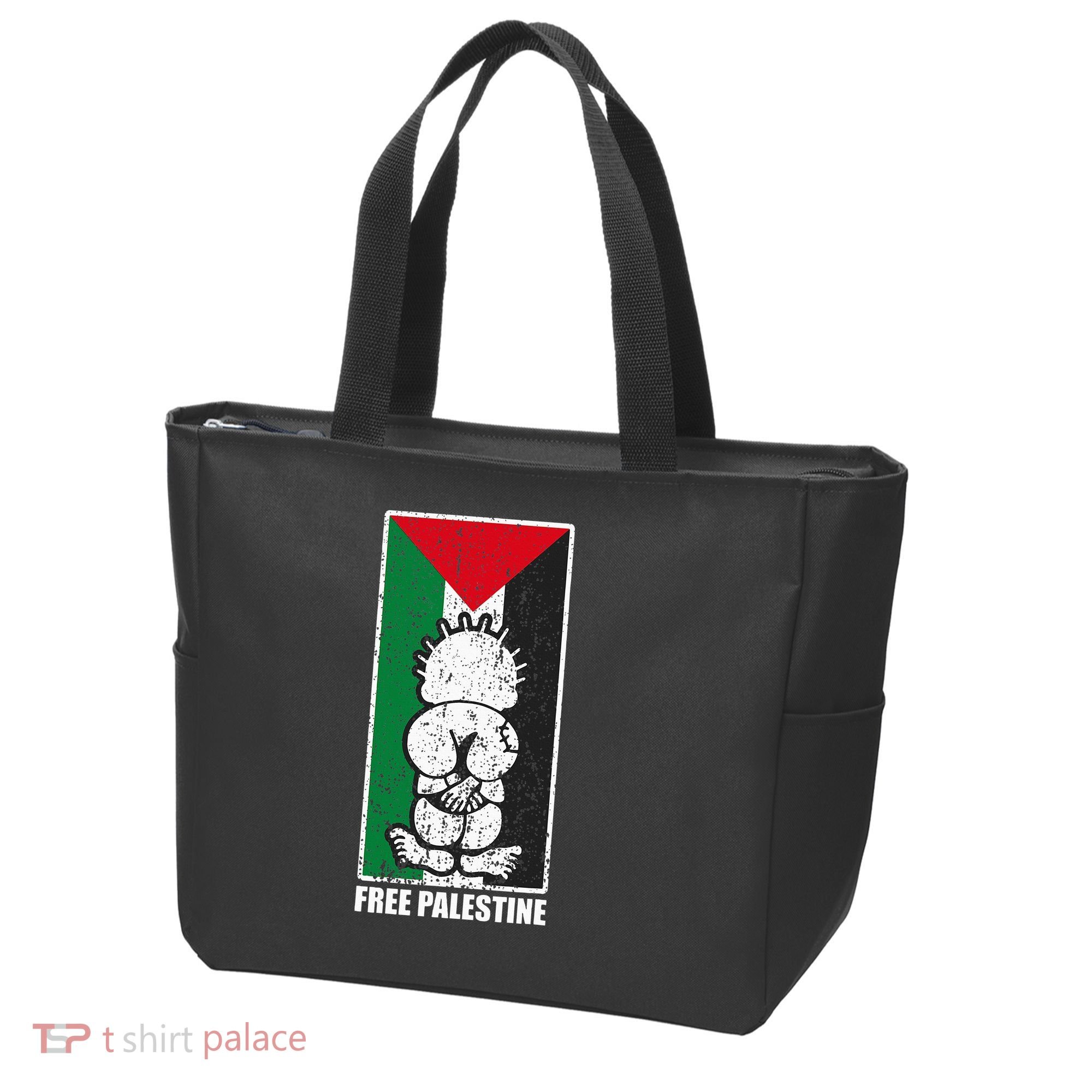 Free Palestine Flag Hanthala Gaza Save Sheikh Jarrah Tote Bag
