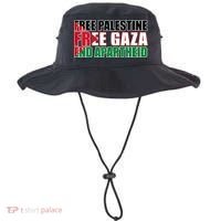 Free Palestine Free Gaza End Apartheid Palestinian Flag Bucket Hat thumb 0