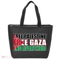 Free Palestine Free Gaza End Apartheid Palestinian Flag Tote Bag thumb 0