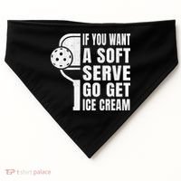 Funny Pickleball USA-Made Doggie Bandana thumb 0