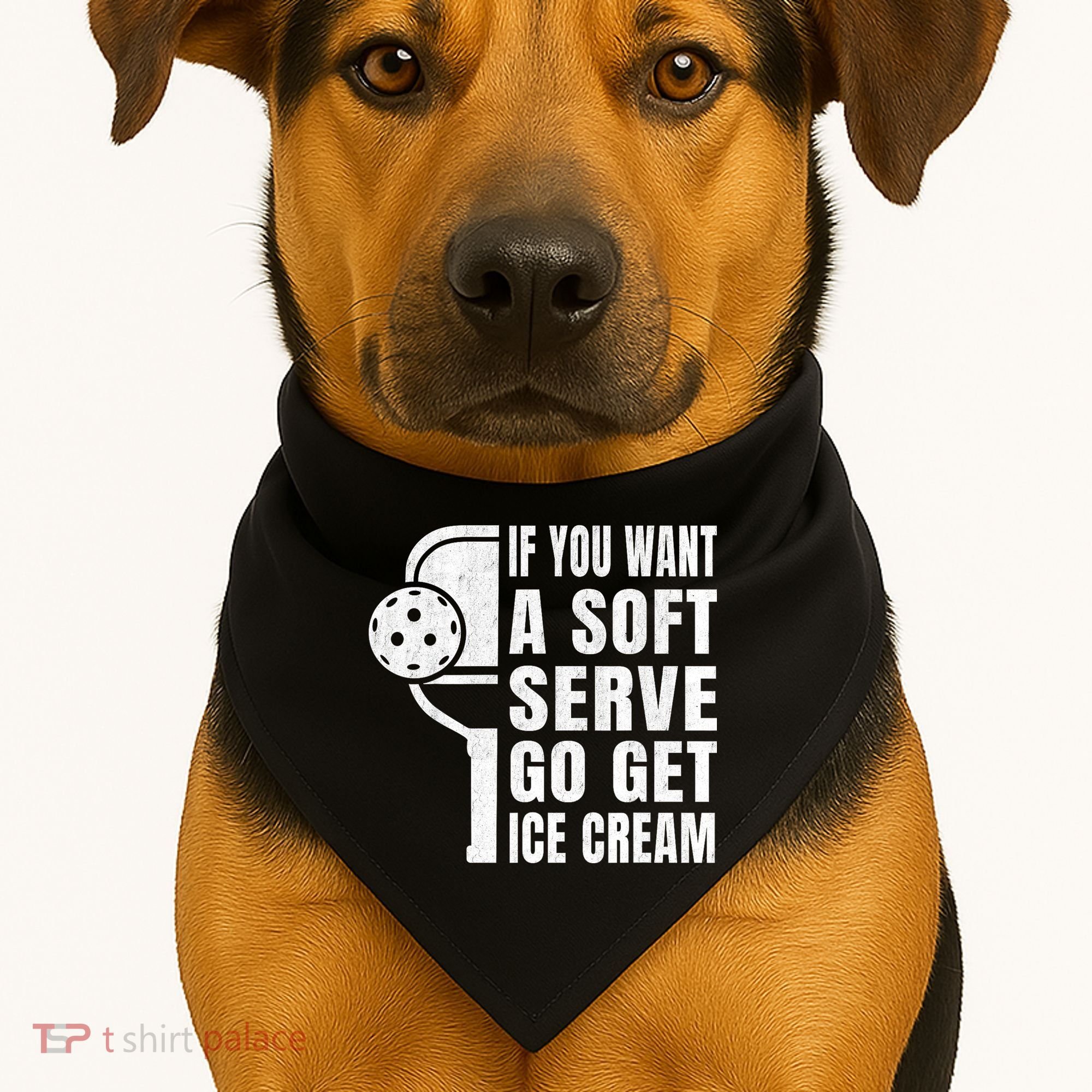 Funny Pickleball USA-Made Doggie Bandana