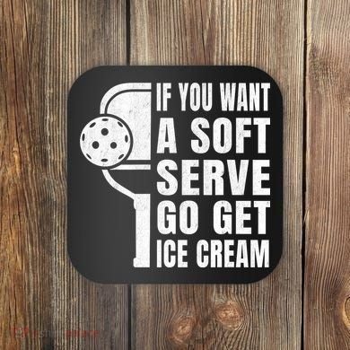 Funny Pickleball Coaster
