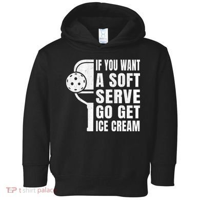 Funny Pickleball Toddler Hoodie