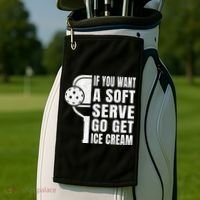 Funny Pickleball Golf Towel thumb 2