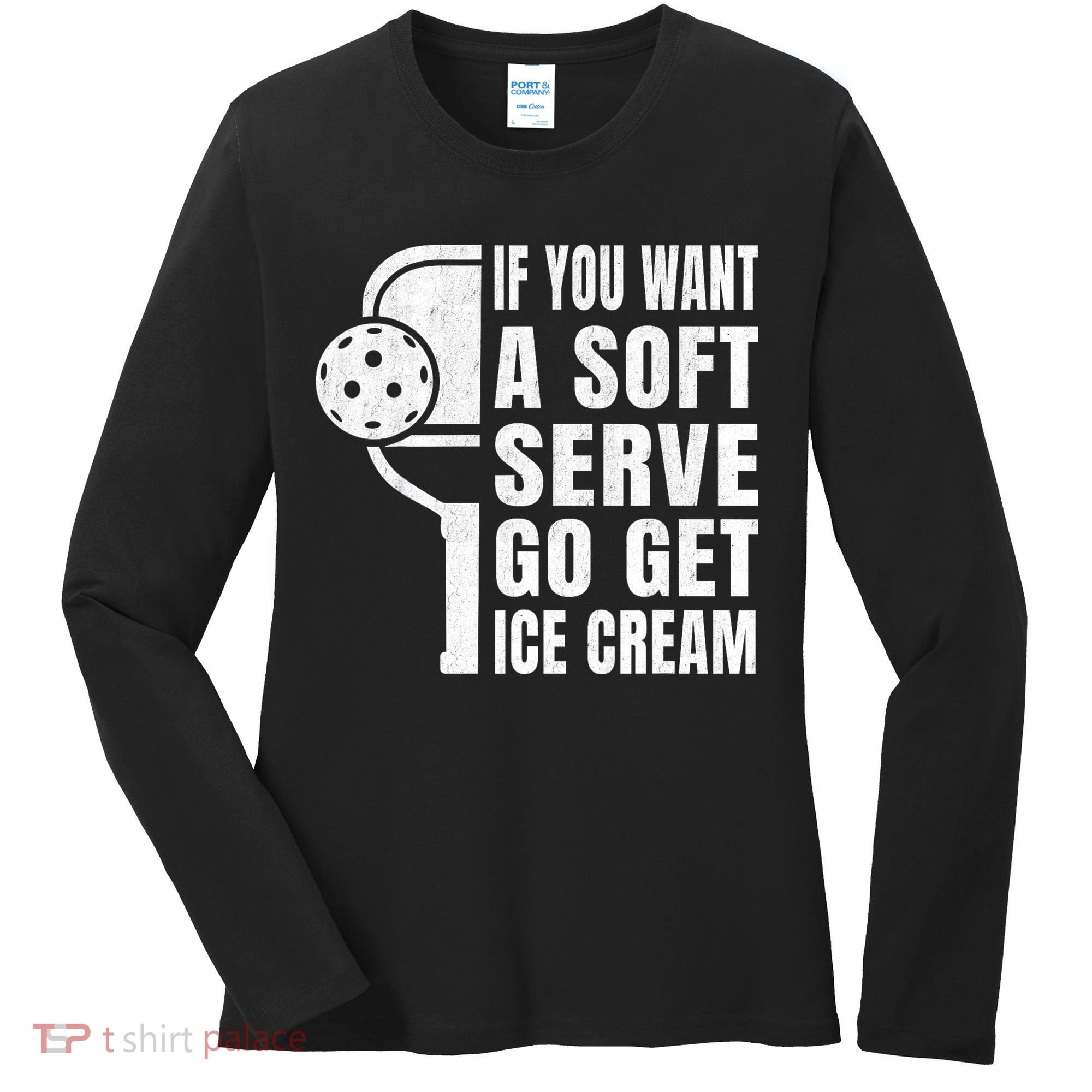 Funny Pickleball Women's Long Sleeve Shirt