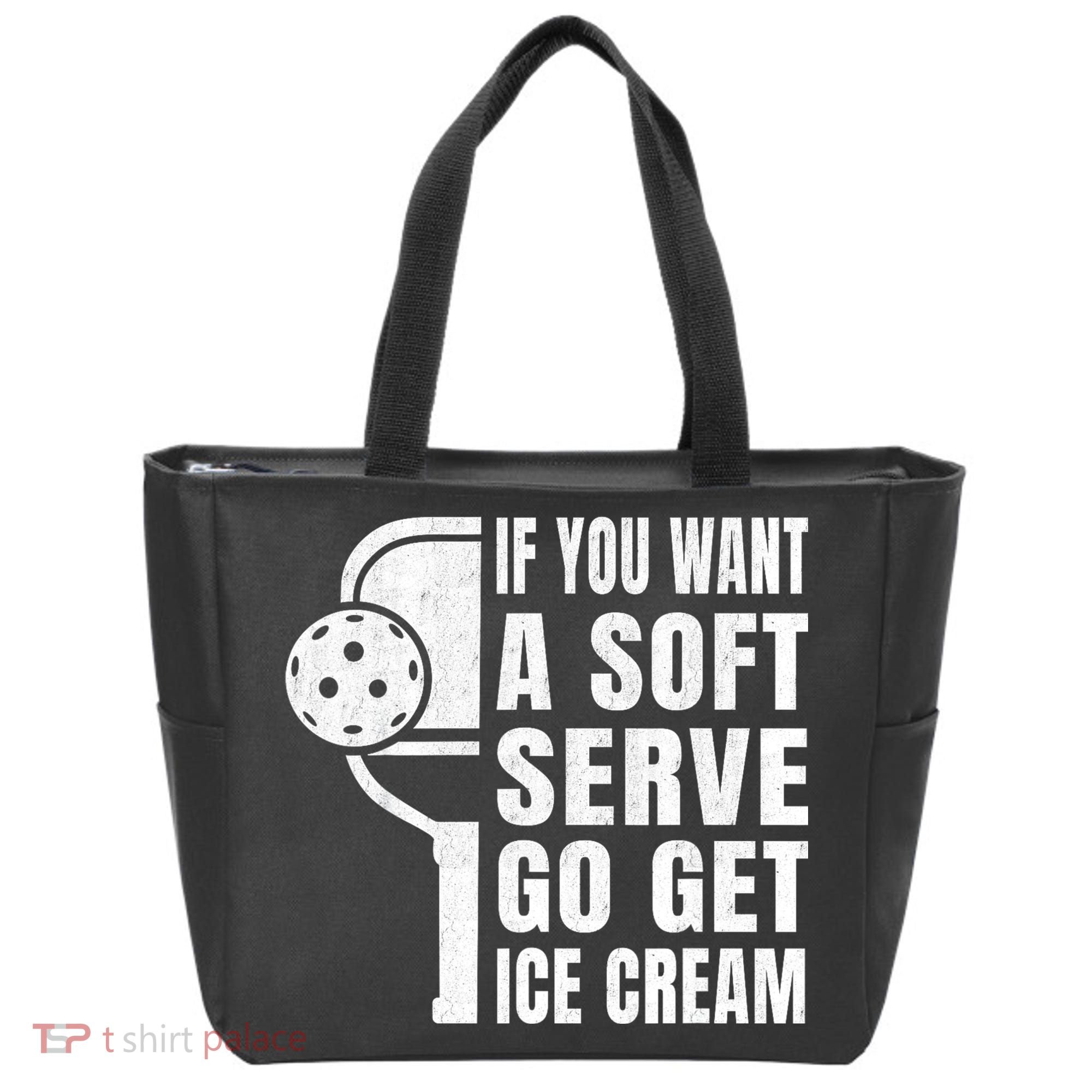 Funny Pickleball Tote Bag