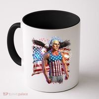 Funny Patriotic Fourth Of July Buff George Washington Coffee Mug thumb 0