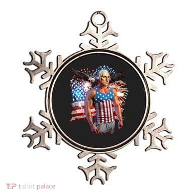 Funny Patriotic Fourth Of July Buff George Washington Ornament