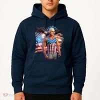 Funny Patriotic Fourth Of July Buff George Washington Hoodie thumb 2