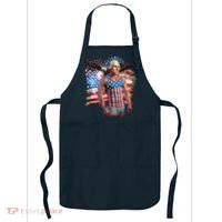 Funny Patriotic Fourth Of July Buff George Washington Apron thumb 0