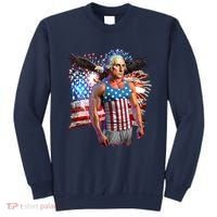Funny Patriotic Fourth Of July Buff George Washington Sweatshirt thumb 0