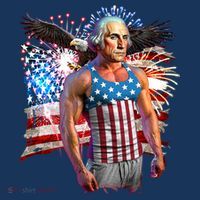 Funny Patriotic Fourth Of July Buff George Washington Women's Hoodie thumb 2