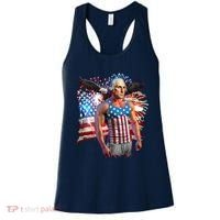 Funny Patriotic Fourth Of July Buff George Washington Women's Tank Top thumb 0