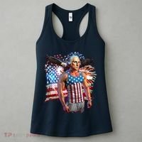 Funny Patriotic Fourth Of July Buff George Washington Women's Tank Top thumb 3