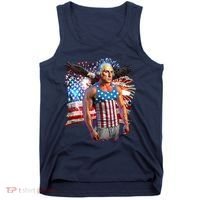 Funny Patriotic Fourth Of July Buff George Washington Tank Top thumb 0
