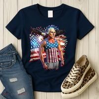 Funny Patriotic Fourth Of July Buff George Washington Women's T-Shirt thumb 3