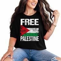 Free Palestine Flag Save Gaza Strip Palestinian Comfort Colors T-Shirt thumb 0