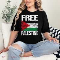 Free Palestine Flag Save Gaza Strip Palestinian Comfort Colors T-Shirt thumb 2