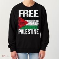 Free Palestine Flag Save Gaza Strip Palestinian Women's Sweatshirt thumb 0