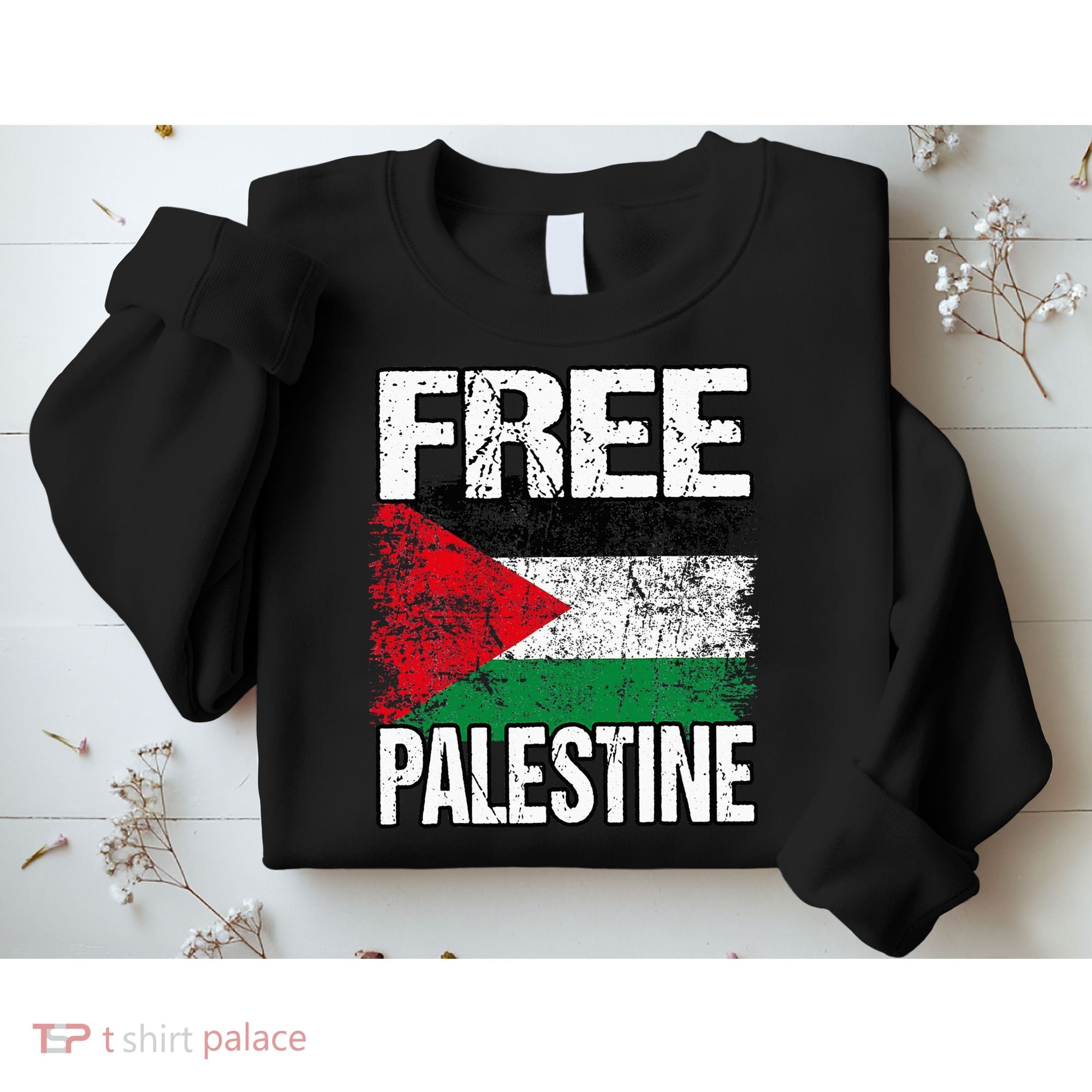 Free Palestine Flag Save Gaza Strip Palestinian Sweatshirt