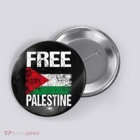 Free Palestine Flag Save Gaza Strip Palestinian Button thumb 0