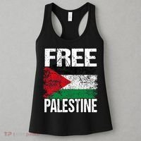 Free Palestine Flag Save Gaza Strip Palestinian Women's Tank Top thumb 3