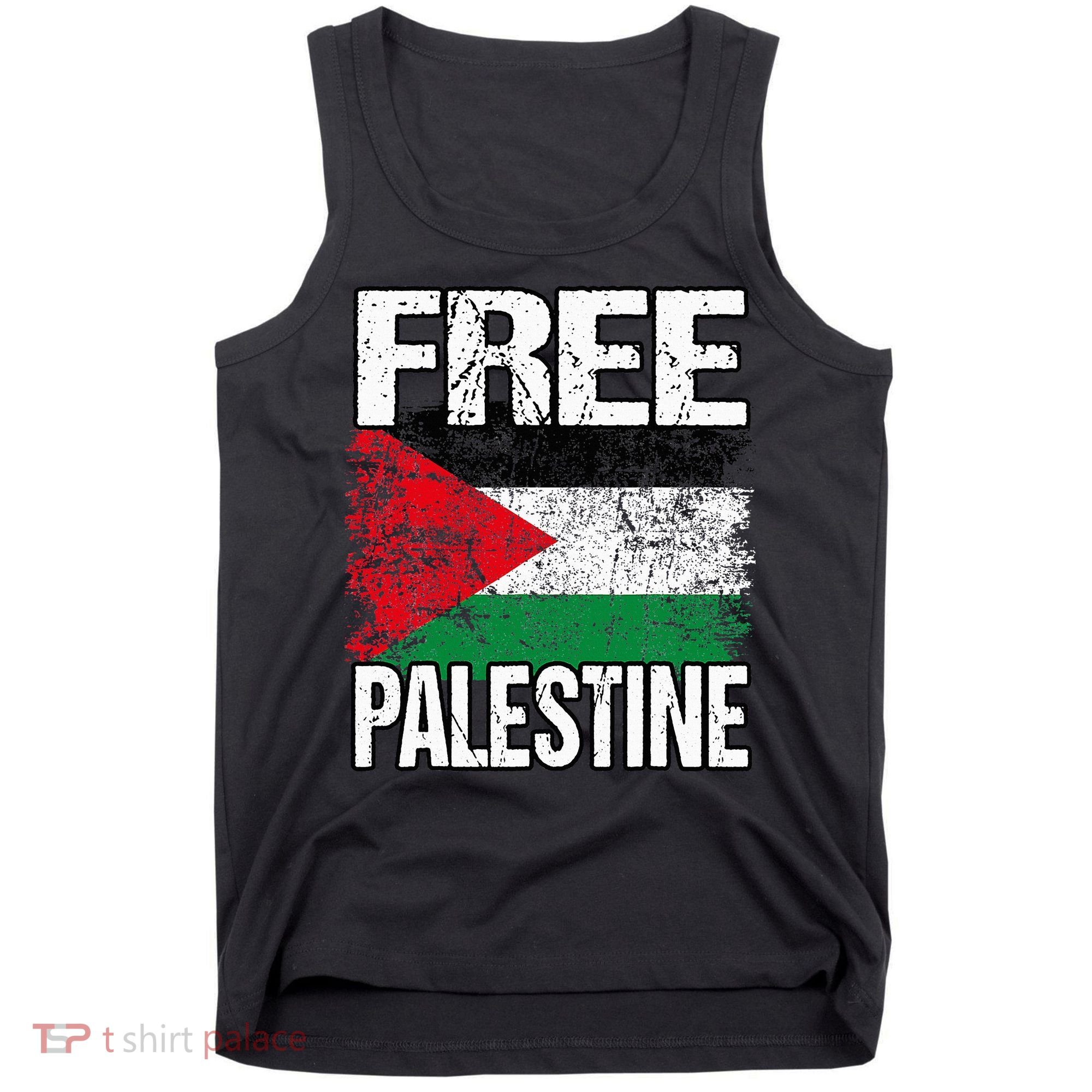 Free Palestine Flag Save Gaza Strip Palestinian Tank Top