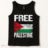 Free Palestine Flag Save Gaza Strip Palestinian Tank Top thumb 2