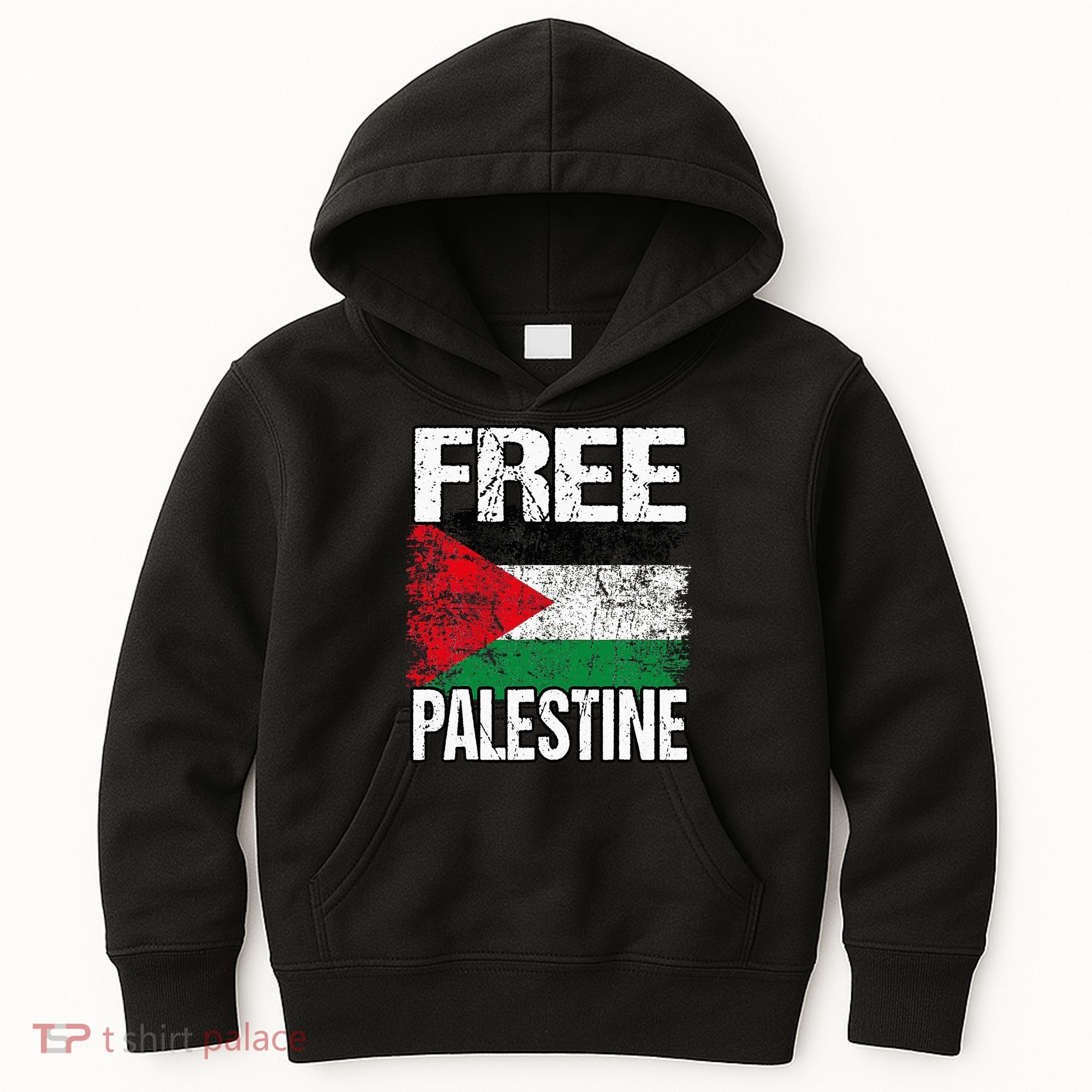 Free Palestine Flag Save Gaza Strip Palestinian Kids Hoodie