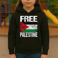 Free Palestine Flag Save Gaza Strip Palestinian Kids Hoodie thumb 3