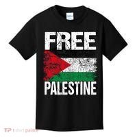 Free Palestine Flag Save Gaza Strip Palestinian Kids T-Shirt thumb 0