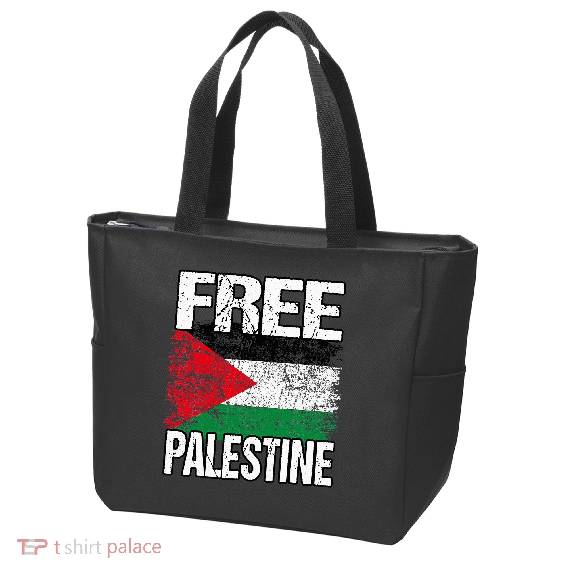 Free Palestine Flag Save Gaza Strip Palestinian Tote Bag