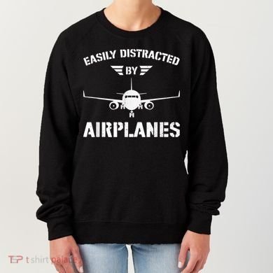 Funny Plane Flying Design For Pilot & Aviation Fans Airplane Women's Sweatshirt