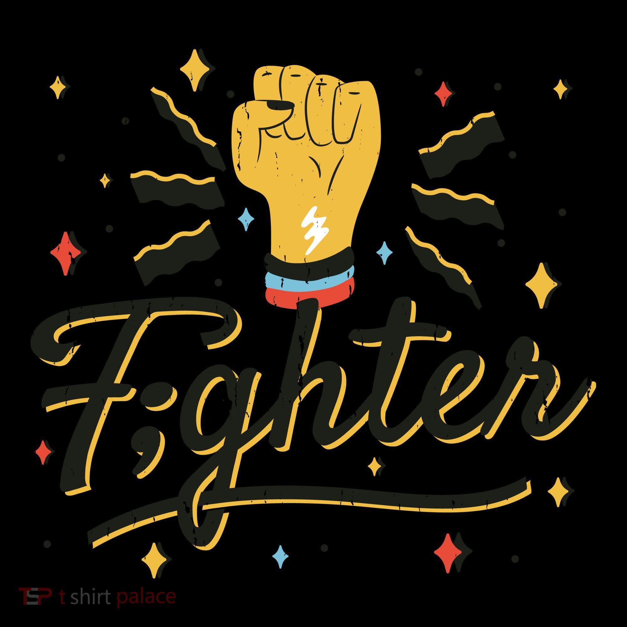Fighter Powerful Fist Toddler Hoodie