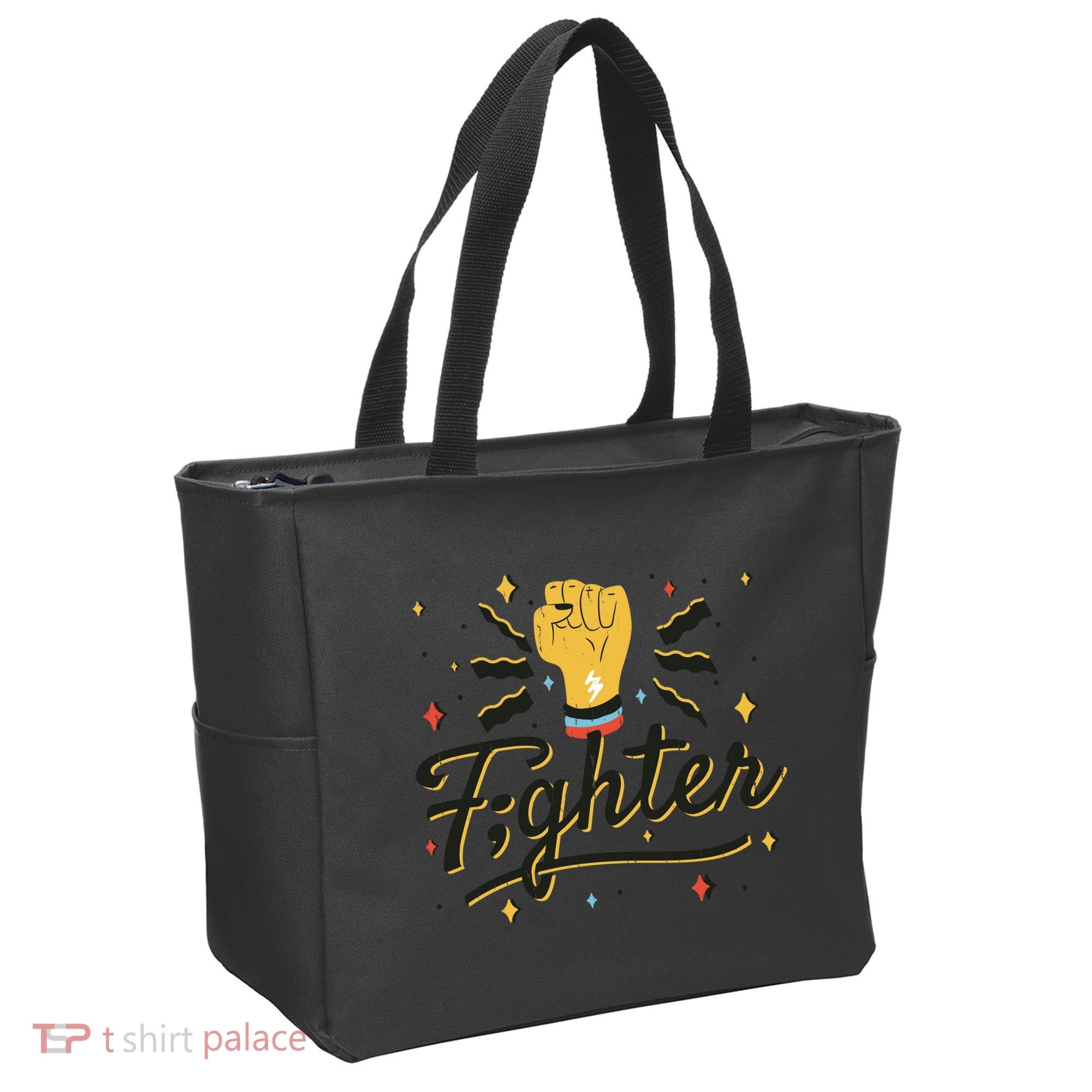 Fighter Powerful Fist Tote Bag