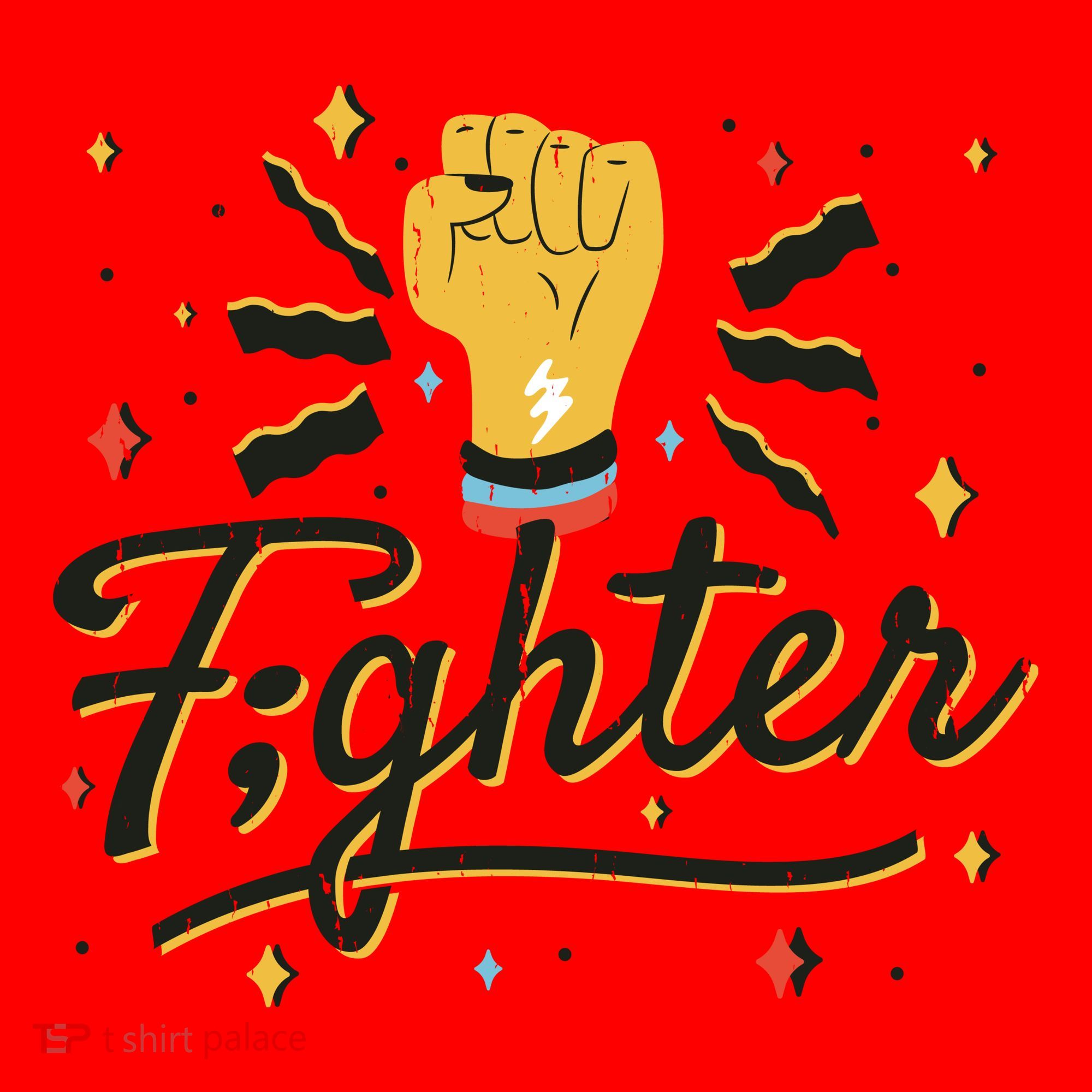 Fighter Powerful Fist Santa Hat