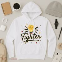 Fighter Powerful Fist Hoodie thumb 3